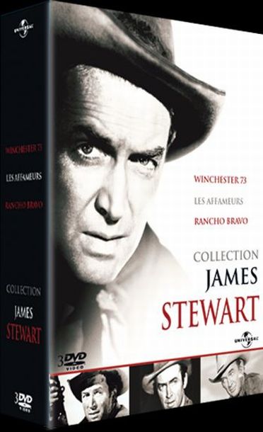 Coffret James Stewart : Winchester 73 Les Affameurs Rancho Bravo [DVD]