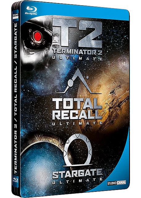 Coffret SF culte : Stargate + Terminator 2 + Total Recall [Blu-ray]