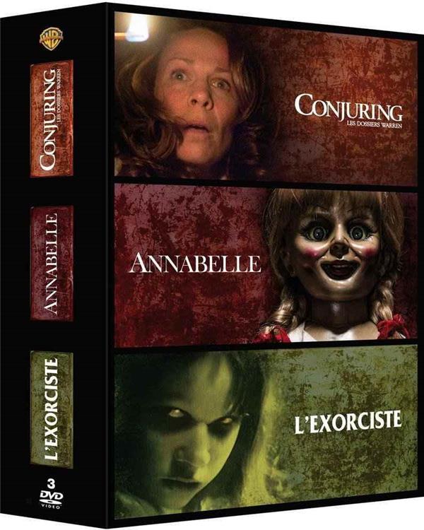 Coffret Horreur : Annabelle  Conjuring, Les Dossiers Warren  L'exorciste [DVD]