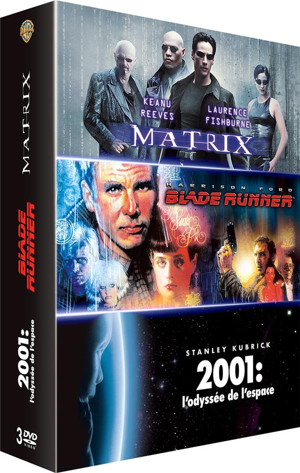 Coffret 3 Films : Matrix  Blade Runner  2001, L'odyssée De L'espace [DVD]