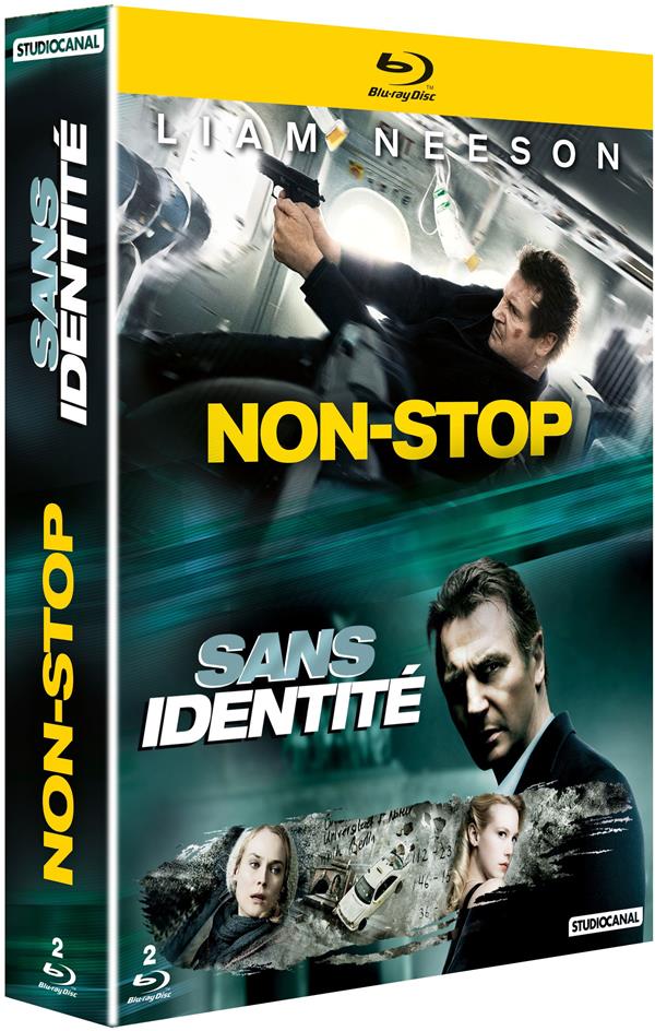 Liam Neeson: Non-Stop + Sans identité [Blu-ray]