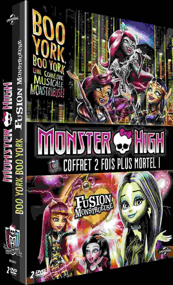 Monster High - Un Coffret Mortel ! / Fusion Monstrueuse - La Bete De L'ile  Au Crane - Choc Des Cultu (DVD)