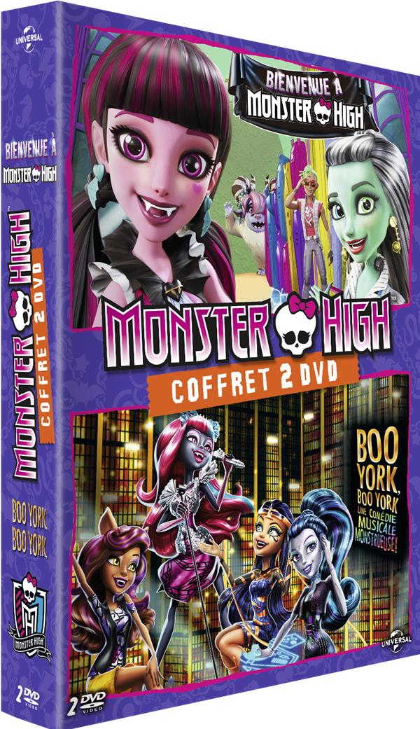 Coffret Monster High 2 Films : Bienvenue à Monster High  Boo York, Boo York [DVD]