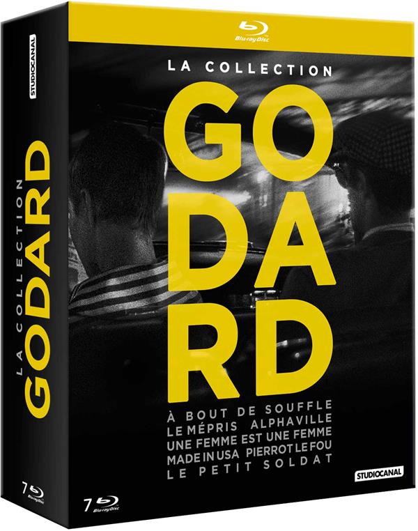 La Collection Godard: À bout de souffle + Le Mépris + Alphaville + Une Femme est une femme + Made in USA + Pierrot le Fou + Le Petit Soldat [Blu-ray]