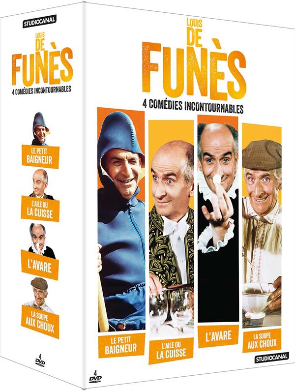 Coffret Louis De Funés 4 Comédies Incontournables [DVD]