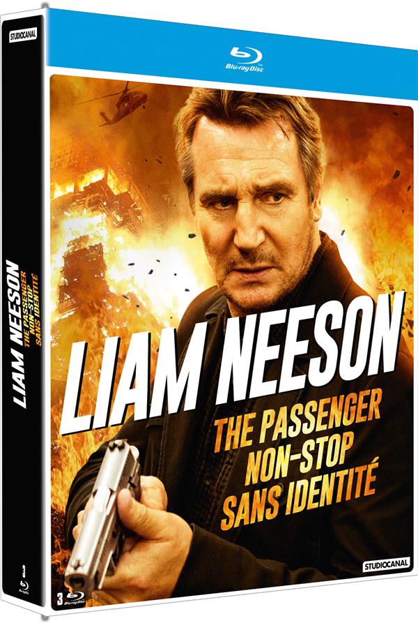 Liam Neeson - Coffret : The Passenger + Non-stop + Sans identité [Blu-ray]