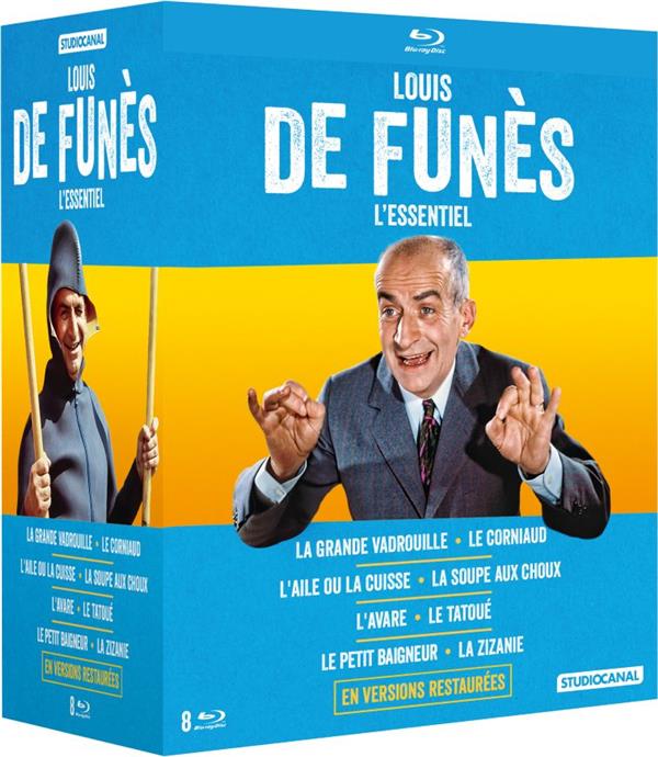 L'Essentiel de Louis de Funès - Coffret 8 DVD [Blu-ray]