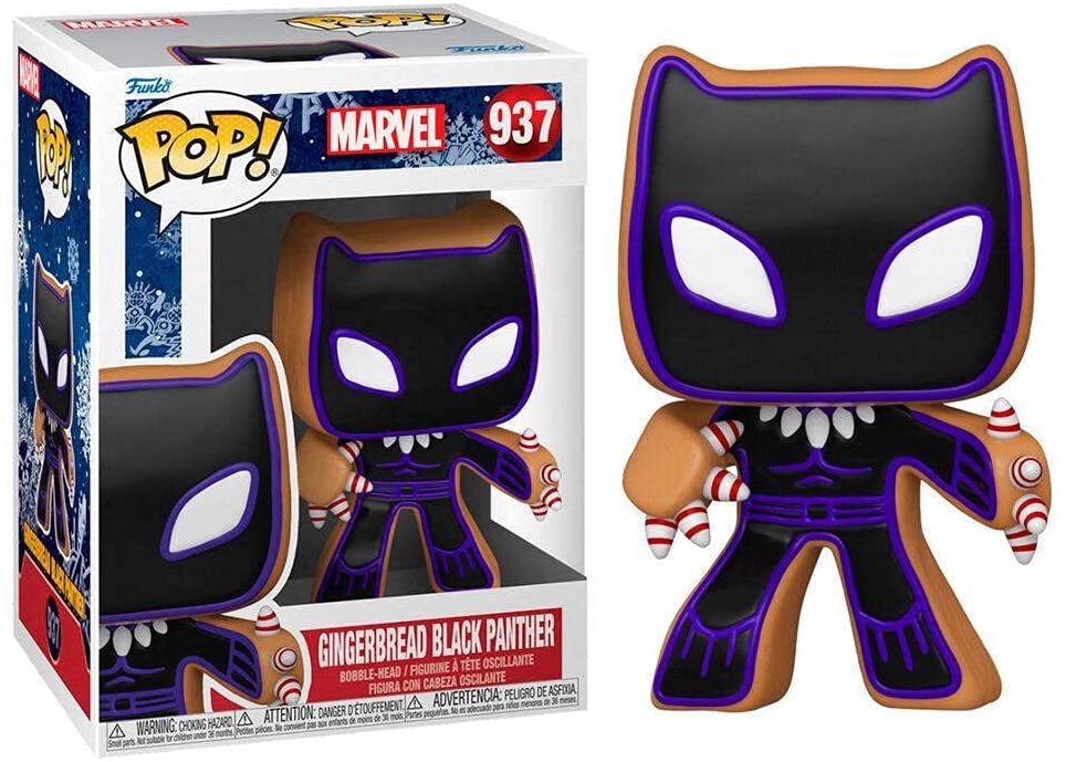 Funko Pop! Marvel: Holiday - Gingerbread Black Panther ENG Merchandising