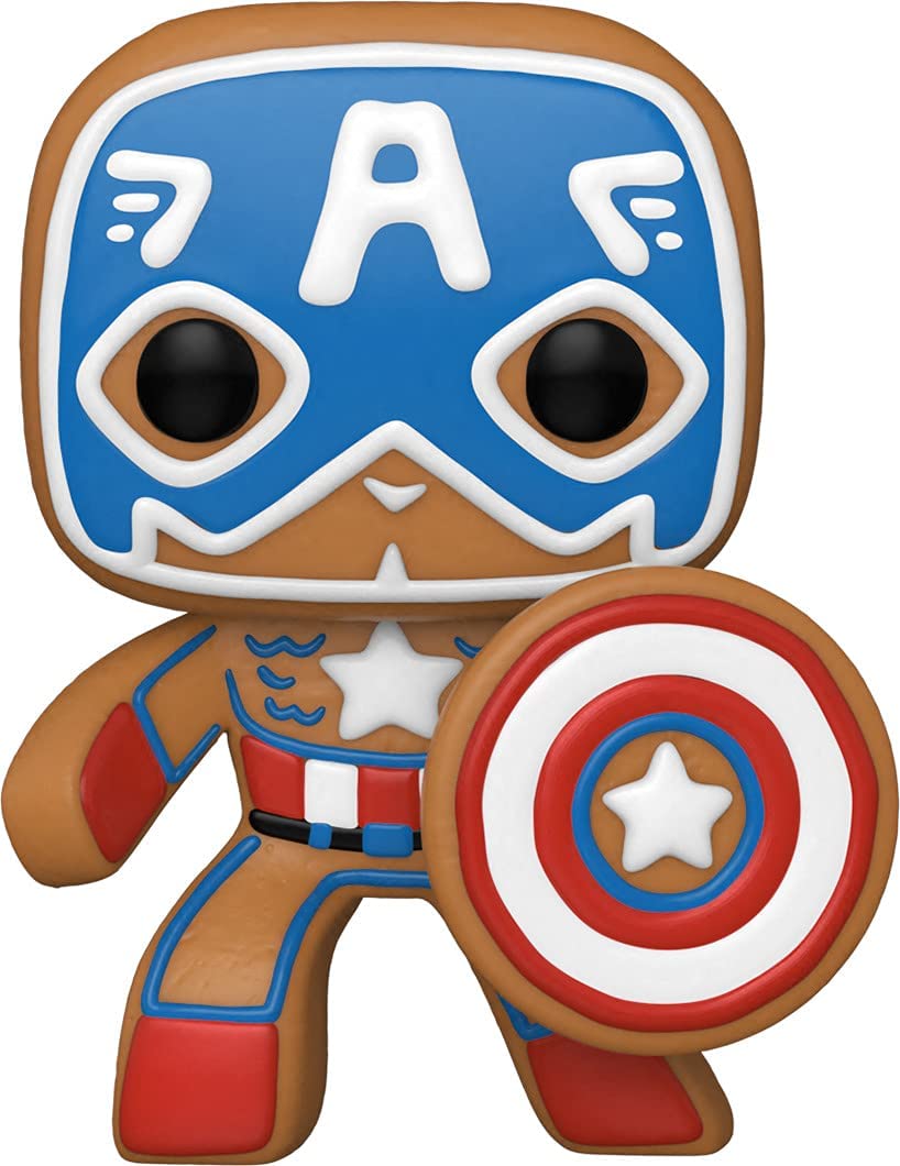 Funko Pop! Marvel: Holiday - Gingerbread Captain America ENG Merchandising