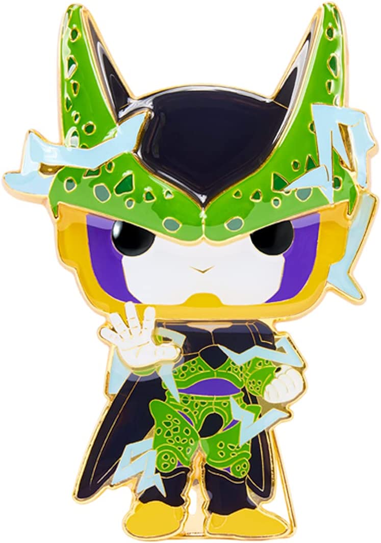 Loungefly: Funko Pop! Pins Anime: Dragon Ball Z - Perfect Cell Chase Group Large Enamel POP Pin