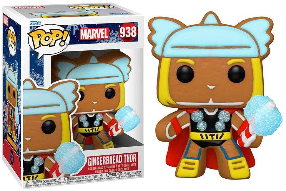 Funko Pop! Marvel: Holiday - Gingerbread Thor ENG Merchandising