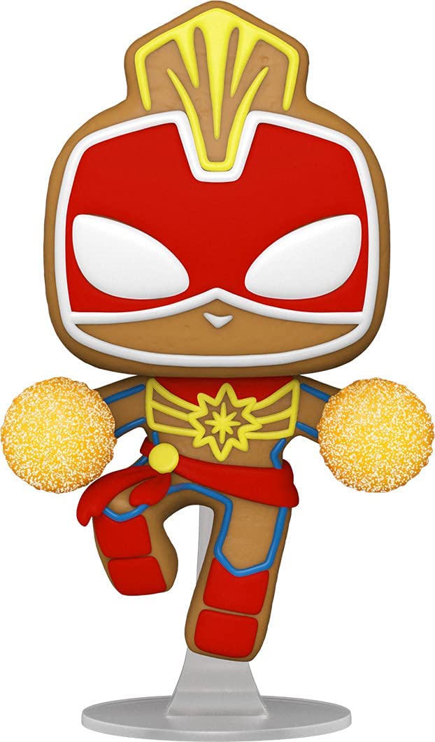 Funko Pop! Marvel: Holiday - Gingerbread Captain Marvel ENG Merchandising