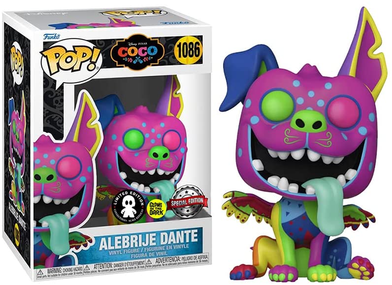 Funko Pop! Disney: Coco - Alebrije Dante (Blacklight) - US Exclusive