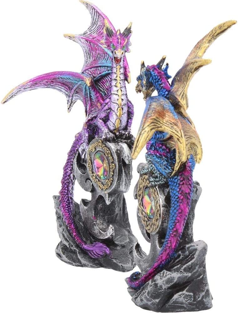 Set of 2 Realm Protectors Dragon Figures 15cm