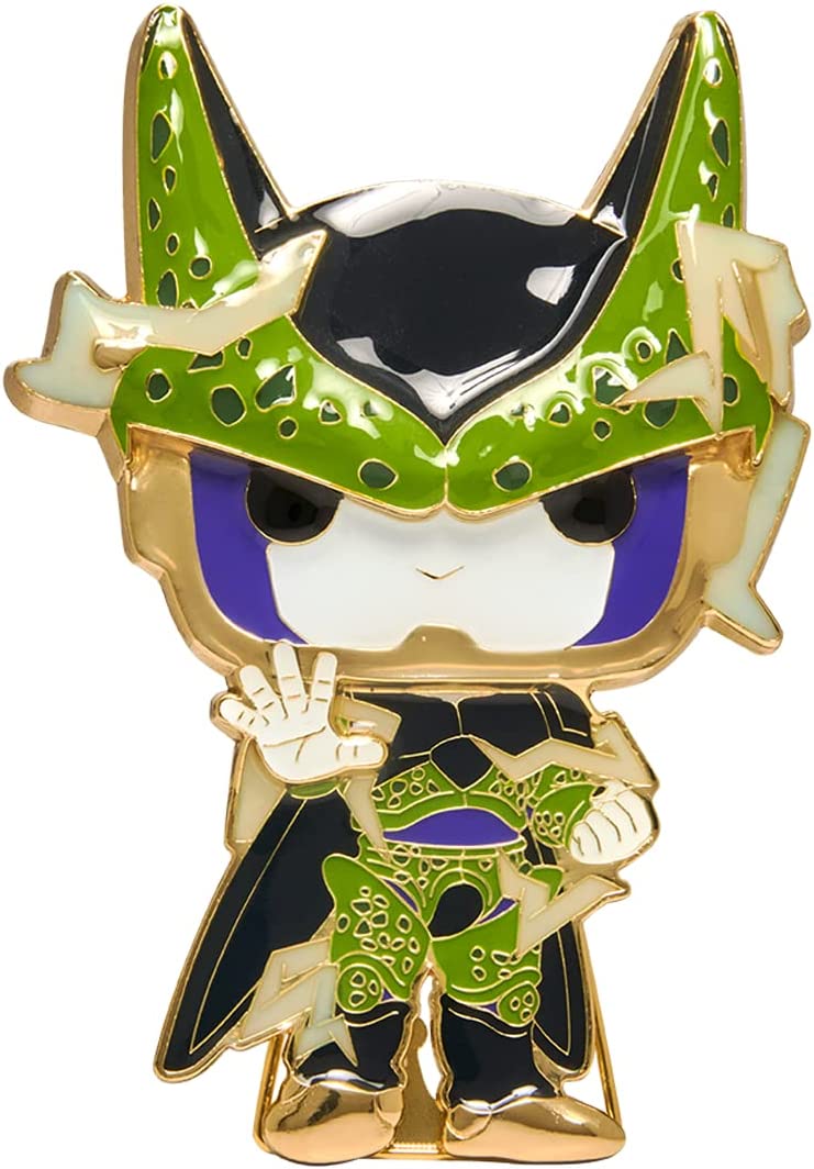 Loungefly: Funko Pop! Pins Anime: Dragon Ball Z - Perfect Cell Chase Group Large Enamel POP Pin