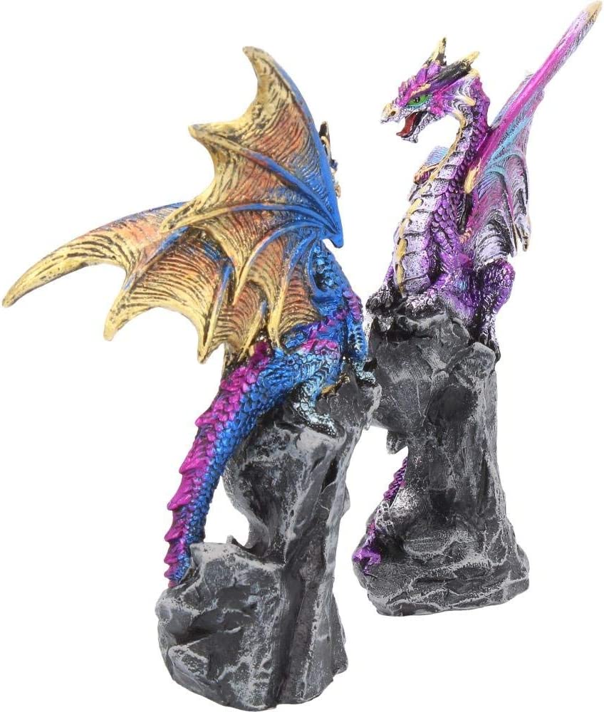 Set of 2 Realm Protectors Dragon Figures 15cm