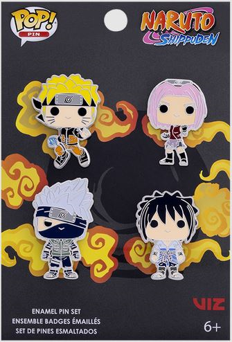 Funko Pop! Pin: Naruto Shippuden - Team 7 Pin Set