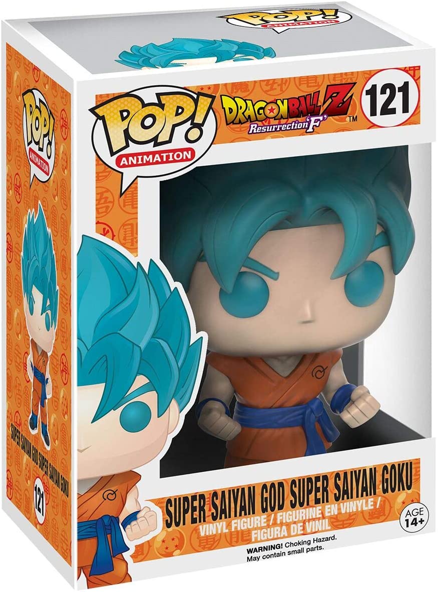 Funko - 121 - Pop - Manga - Dragon Ball Z - Blue Goku Super Saiyan God