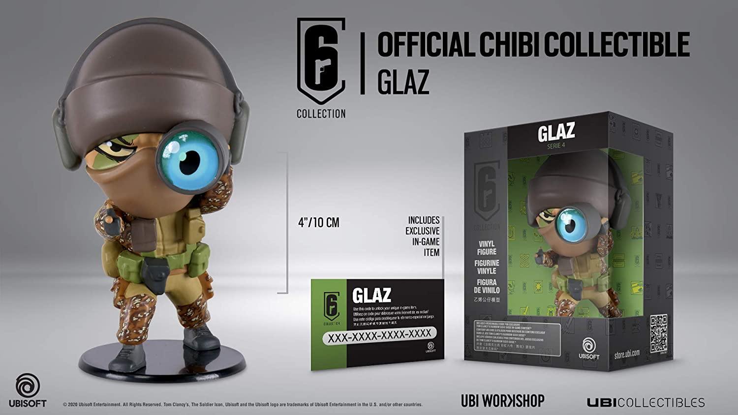 Ubicollectibles Six Collection Glaz Chibi Figure 10cm - flash vidéo