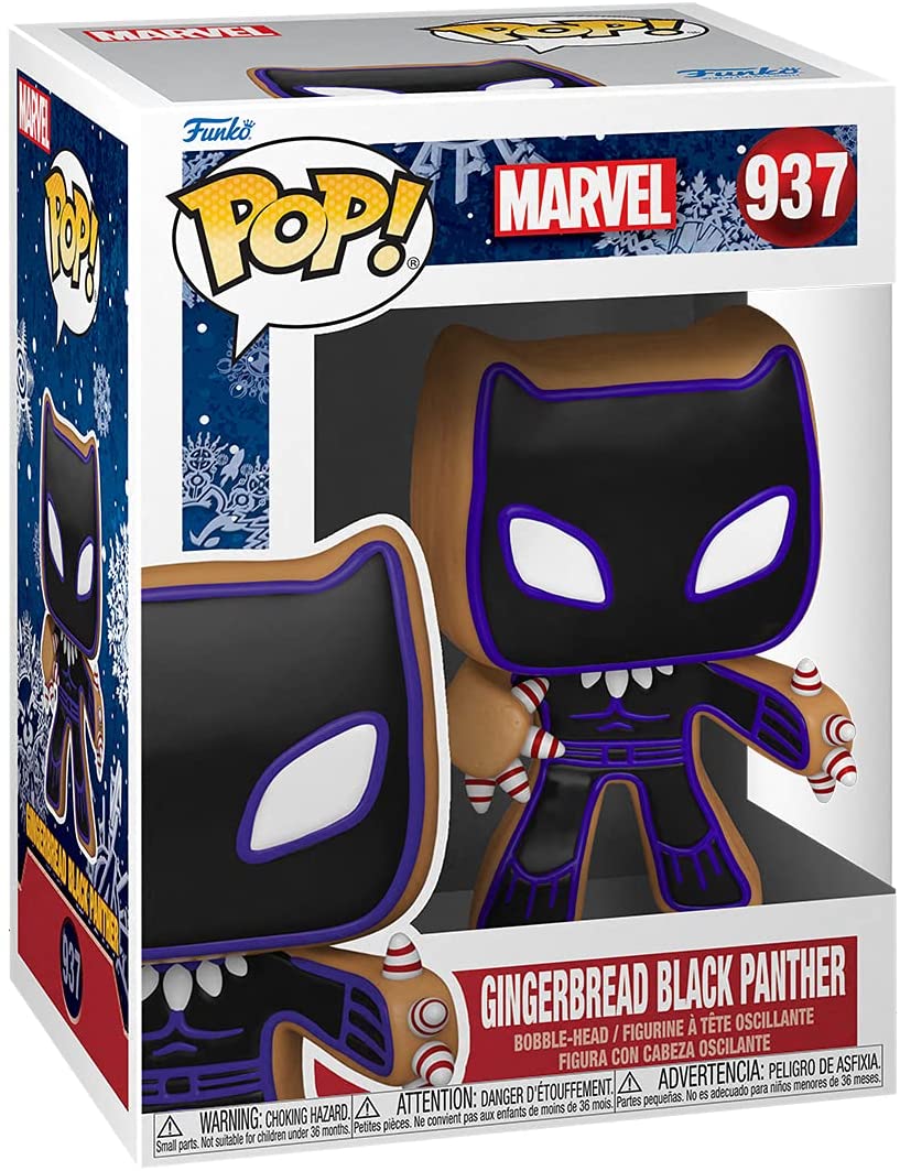 Funko Pop! Marvel: Holiday - Gingerbread Black Panther ENG Merchandising