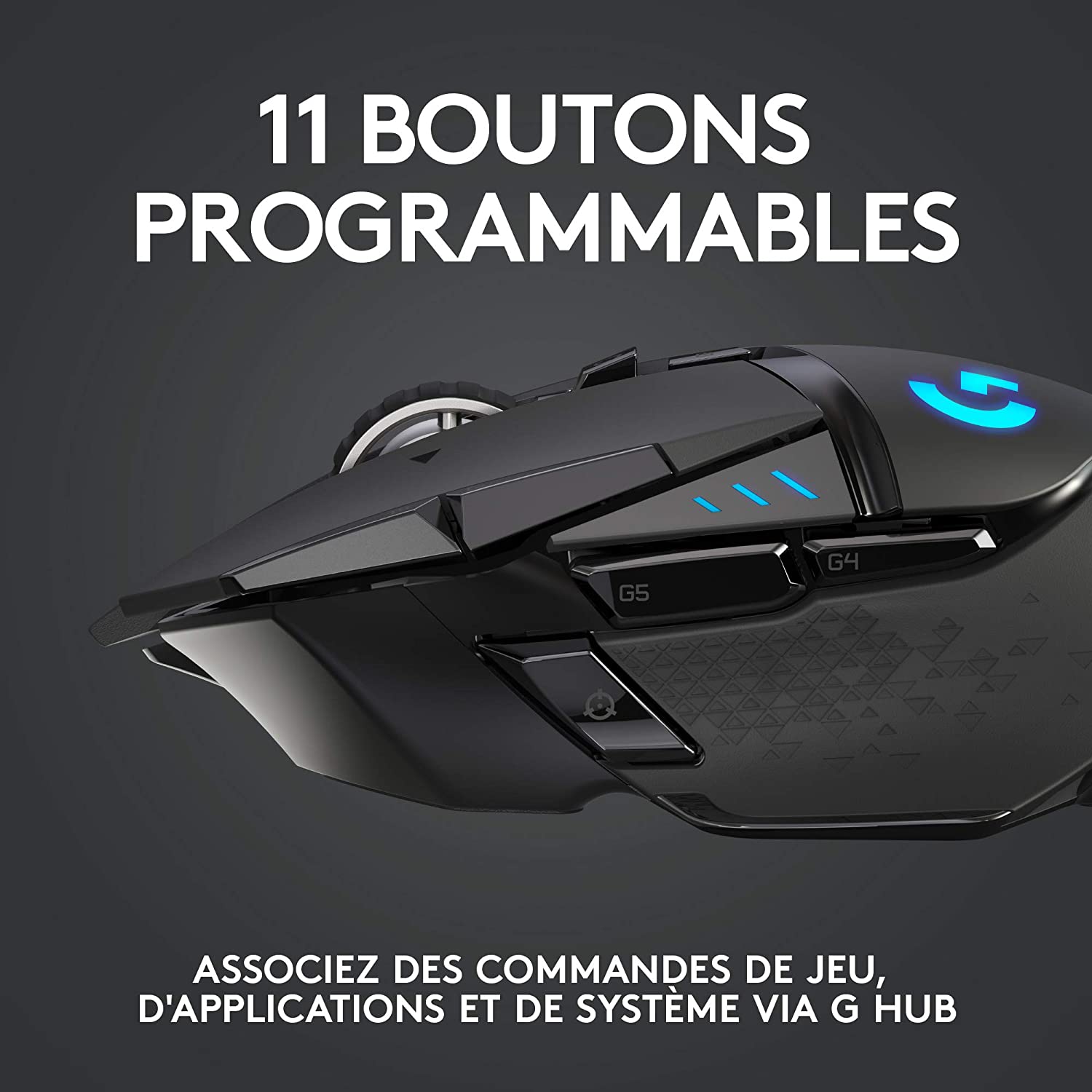 Logitech Souris de jeu sans fil G502 Lightspeed