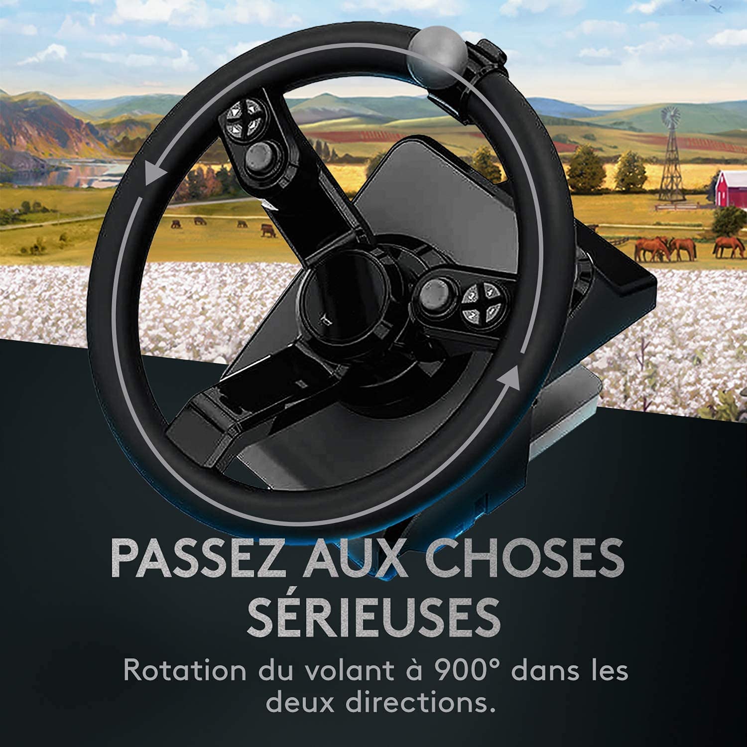 Logitech Ensemble d'équipement lourd pour simulateur agricole G Saitek