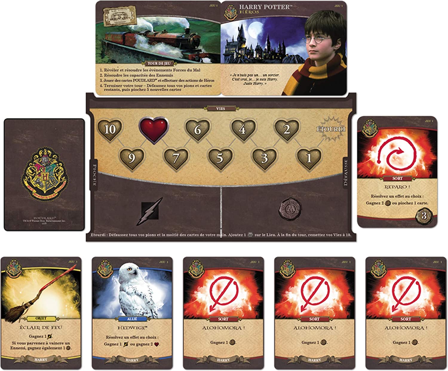 Harry Potter - Bataille de Poudlard - Le Jeu de Plateau