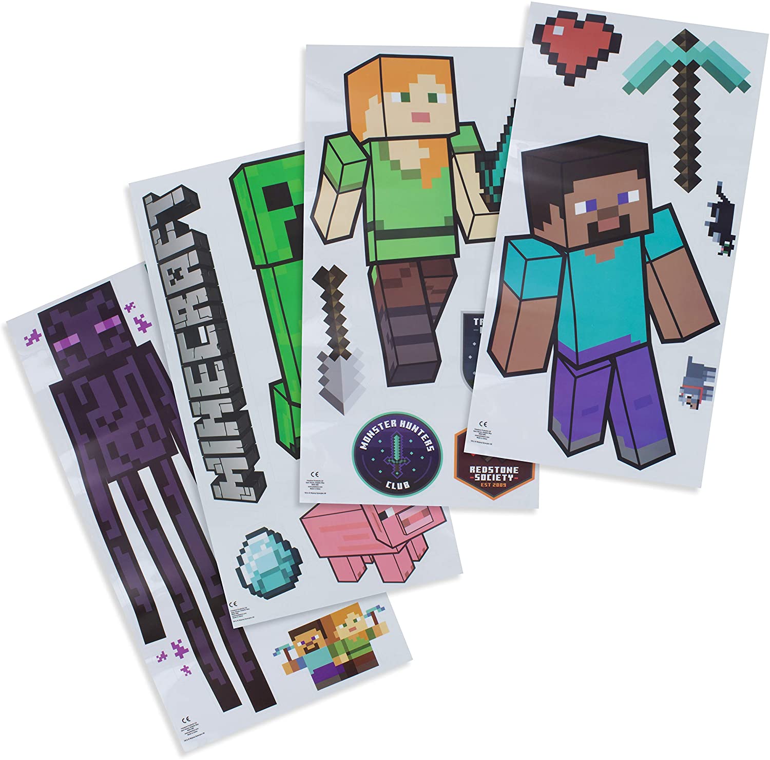 Minecraft - Stickers Muraux