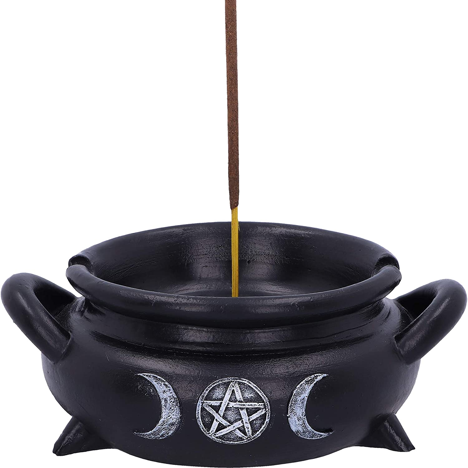 Set of Six Cauldron Bubble Witch Wiccan Incense Stick Burners