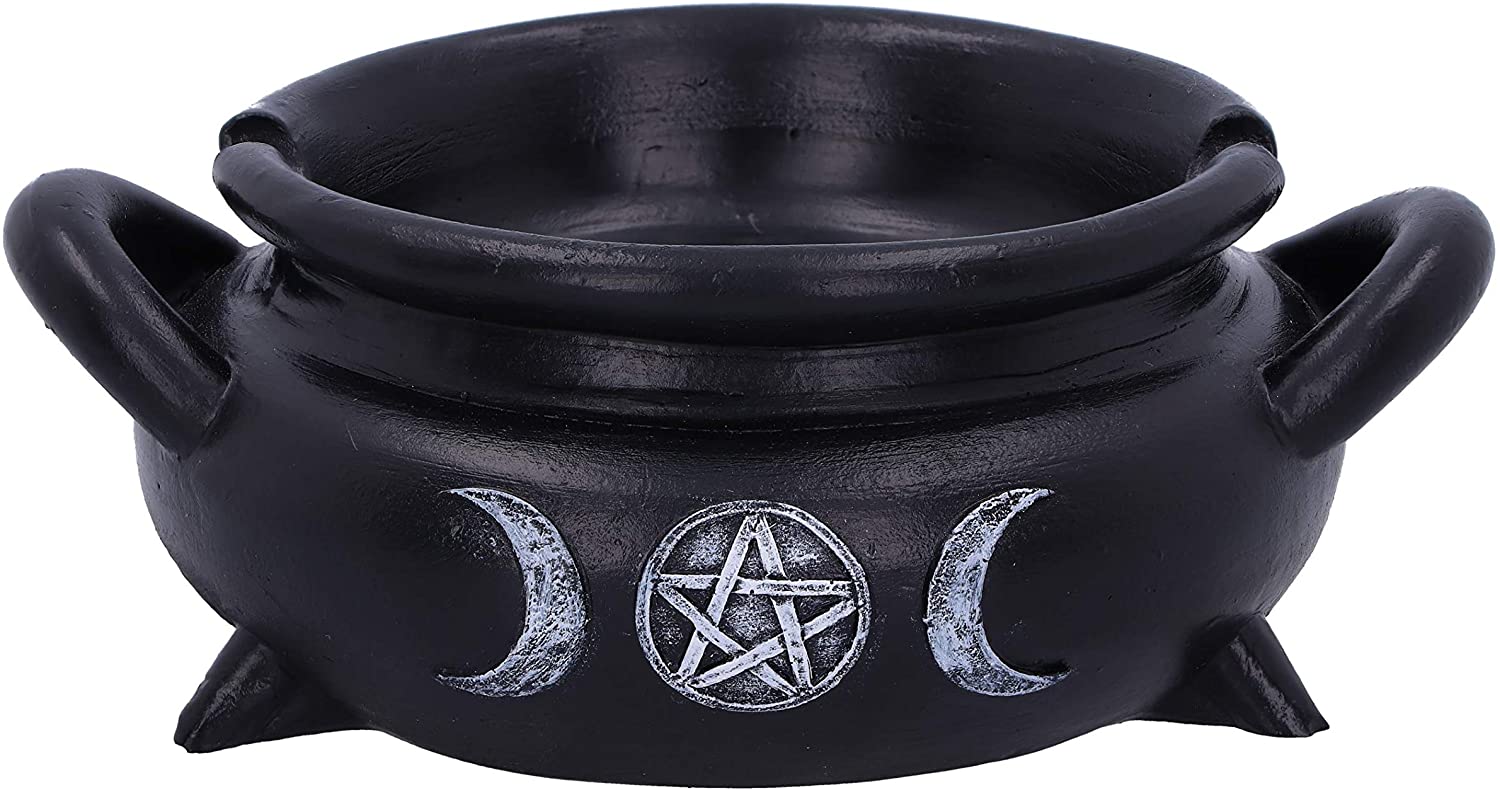 Set of Six Cauldron Bubble Witch Wiccan Incense Stick Burners