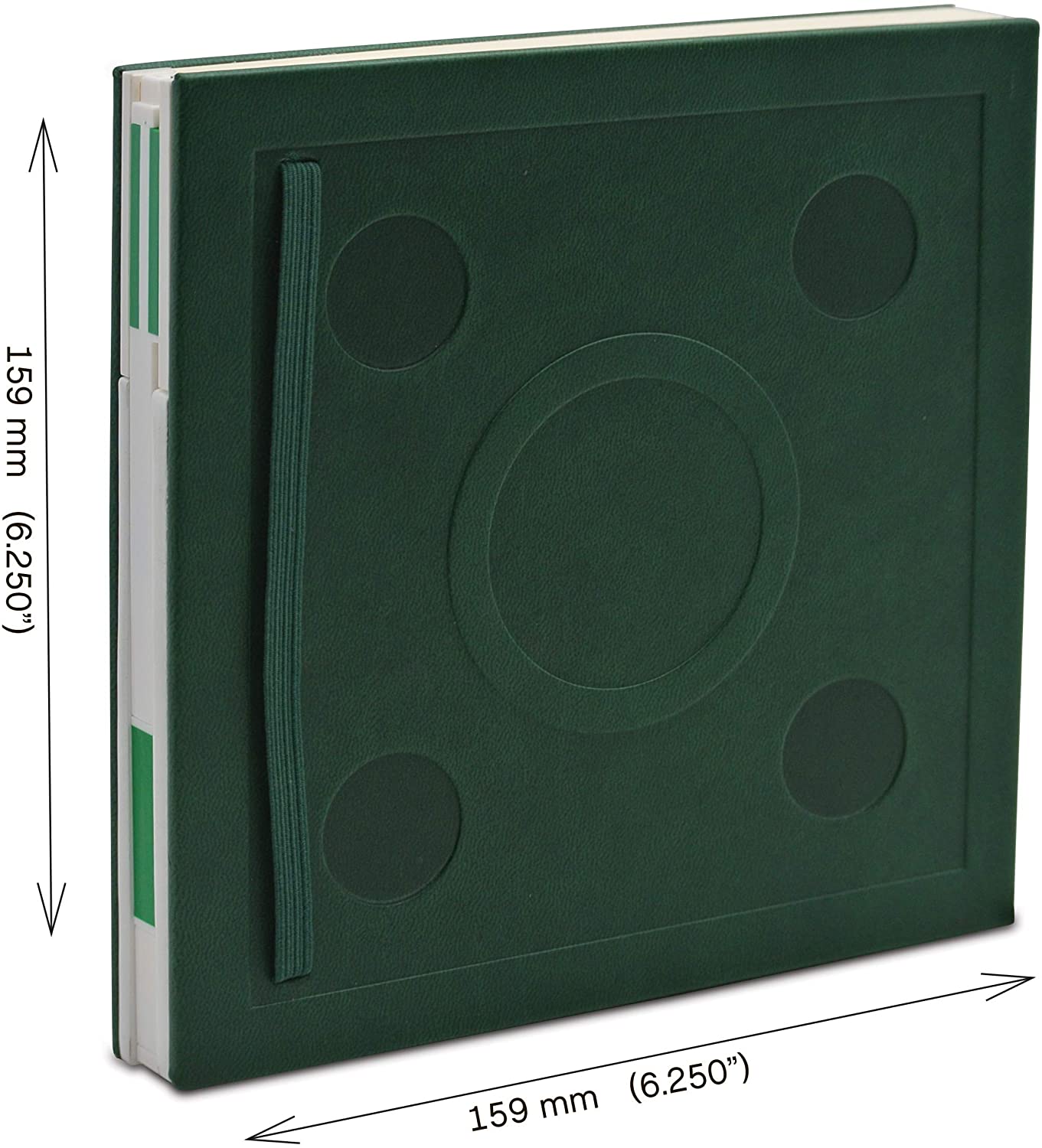 Cahier verrouillable Lego avec stylo gel - Vert foncé