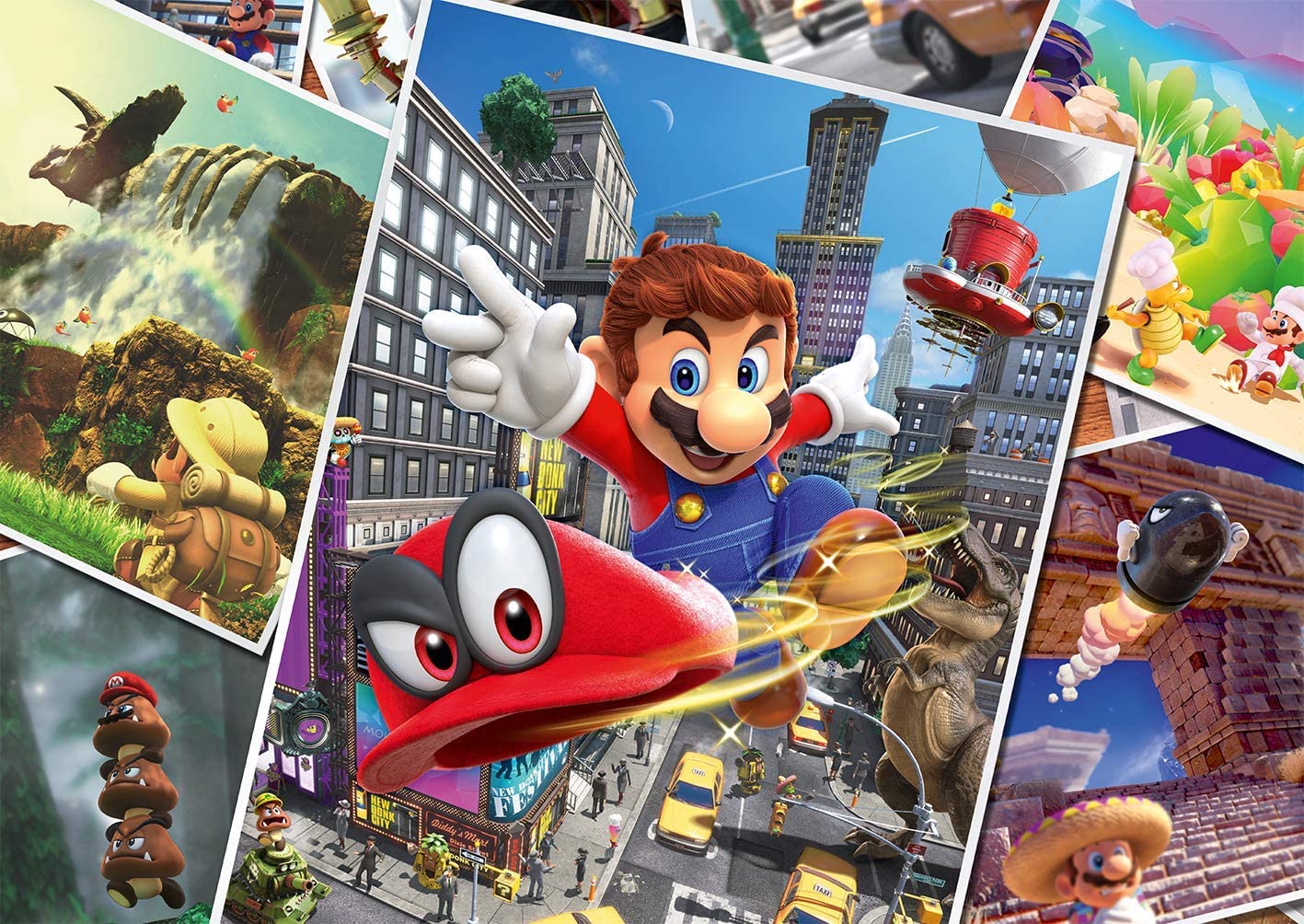 Nintendo - Mario Odyssey Tour du Monde Puzzle 500 pcs