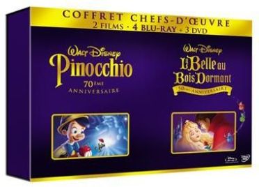 Pinocchio + La Belle au Bois Dormant [Blu-ray]