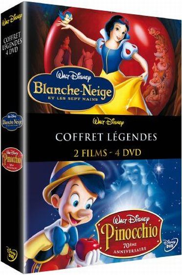 Blanche Neige Et Les Sept Nains + Pinocchio [DVD]