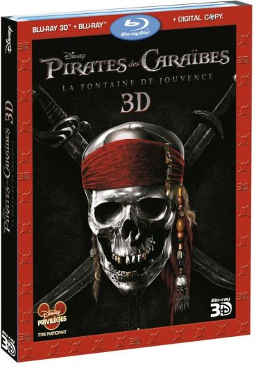 Pirates des Caraïbes : La Fontaine de jouvence [Blu-ray 3D]