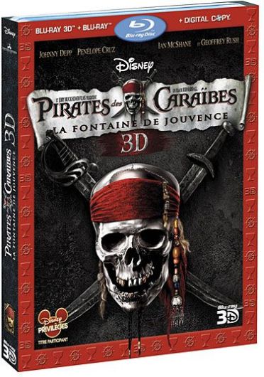 Pirates des Caraïbes : La Fontaine de jouvence [Blu-ray 3D]