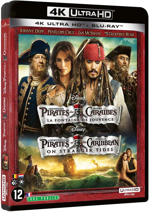 Pirates des Caraïbes : La Fontaine de jouvence [4K Ultra HD]