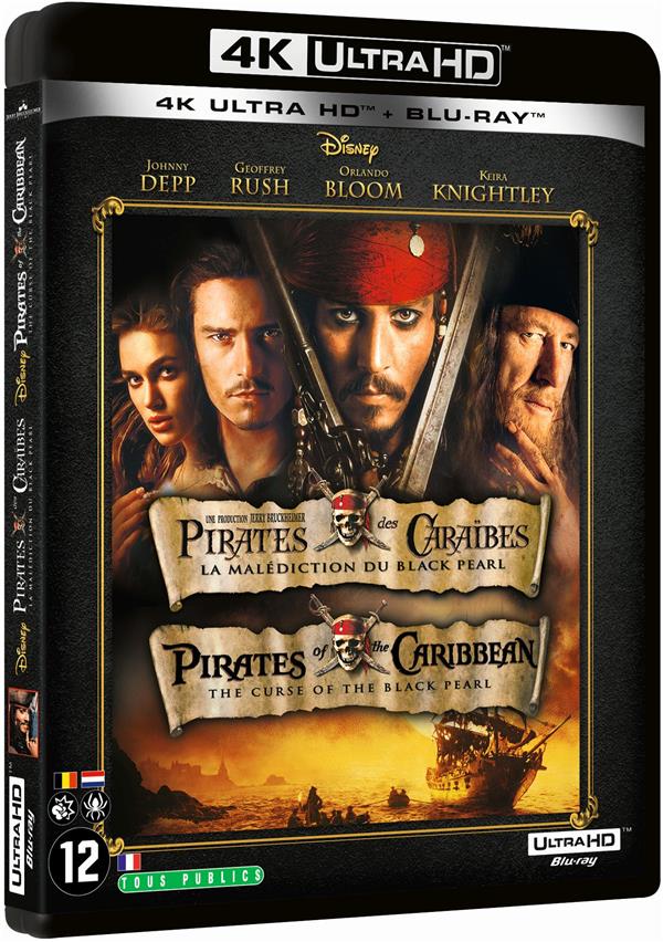 Pirates des Caraïbes : La malédiction du Black Pearl [4K Ultra HD]