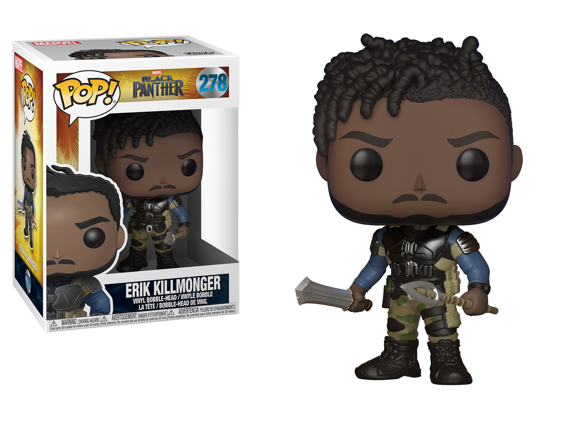 Funko Pop! Marvel Black Panther Erik Killmonger