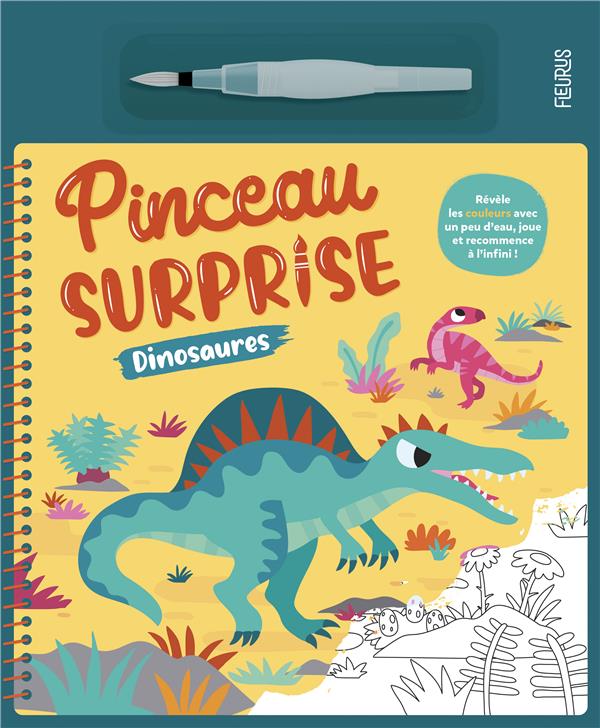 Pinceau surprise : dinosaures