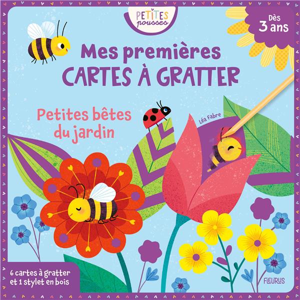 Mes premières cartes à gratter : petites bêtes du jardin