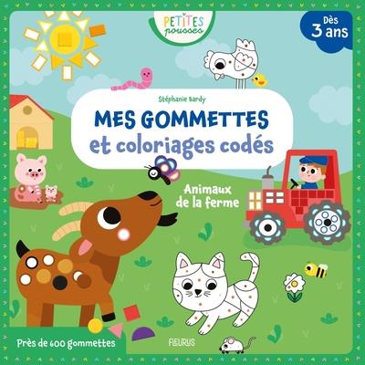 Mes gommettes et coloriages mystères : Animaux de la ferme