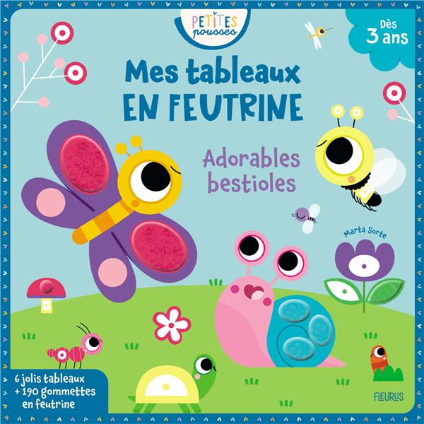 Mes tableaux en feutrine : adorables bestioles