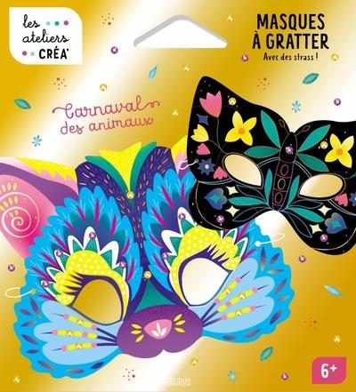 Les ateliers créa' : Masques à gratter : carnaval des animaux