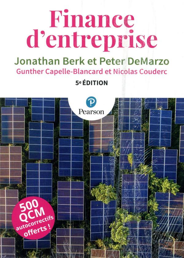 Finance d'entreprise ; livre+corrigés (5e édition)