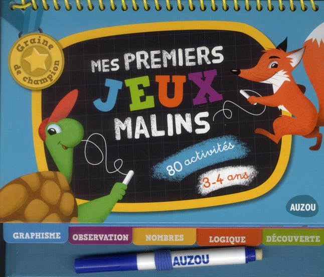 Mes premiers jeux malins ; graines de champions ; 3-4 ans