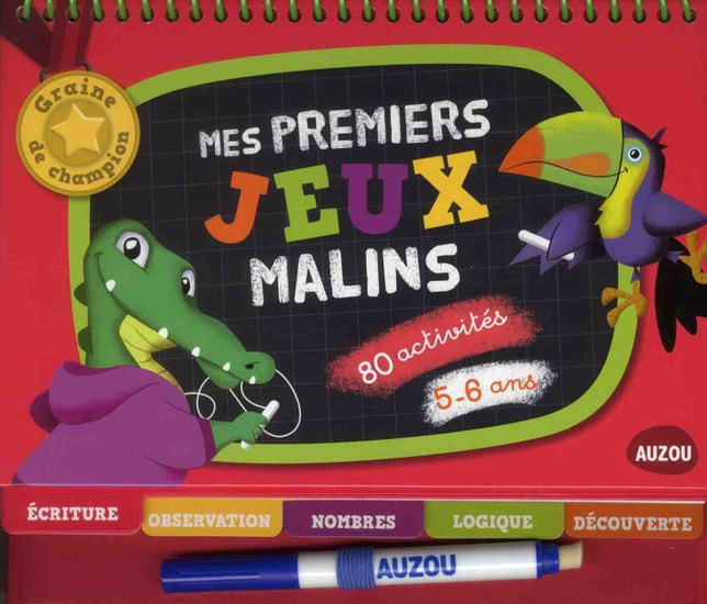 Mes premiers jeux malins ; graines de champions ; 5-6 ans