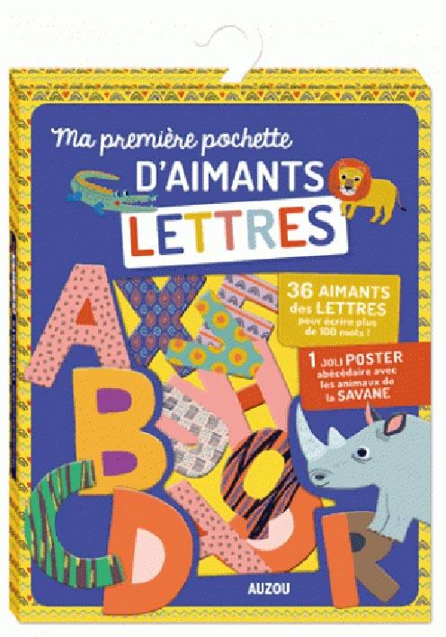 Ma première pochette d'aimants : lettres