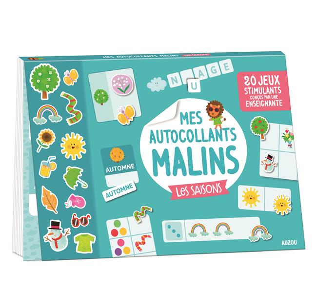 Mes autocollants malins ; les saisons