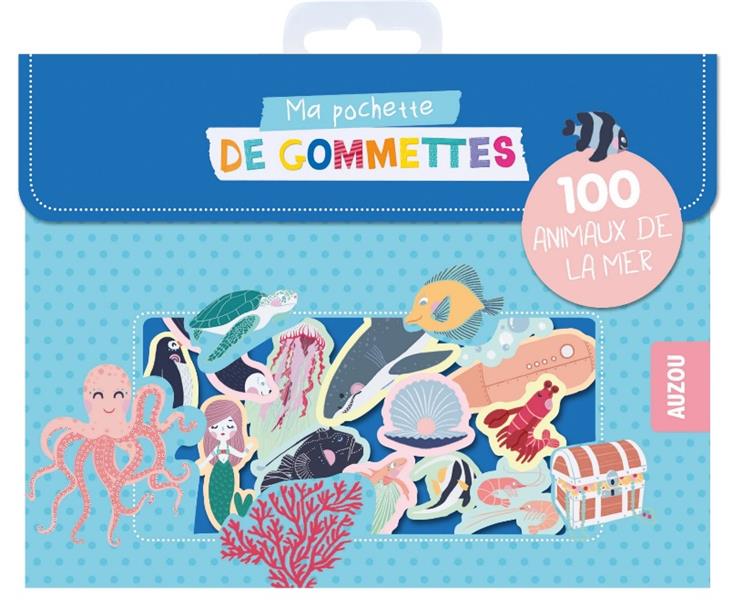 Ma pochette de gommettes : animaux de la mer